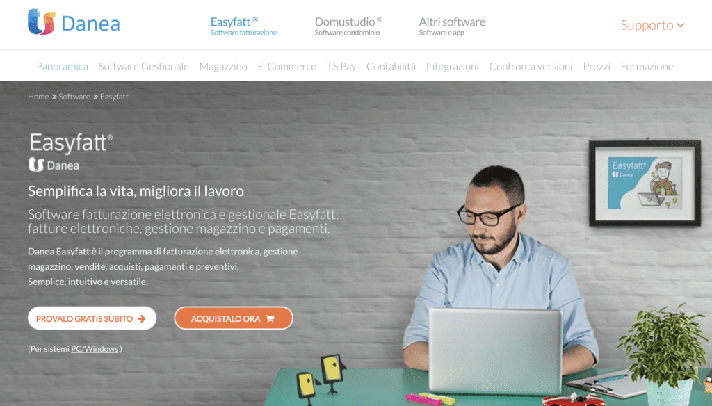 Fatturazione Elettronica: I 22+ Migliori Programmi, App e Software Del 2026 (Gratuiti e a Pagamento) 7 Danea EasyFatt Software fatturazione elettronica