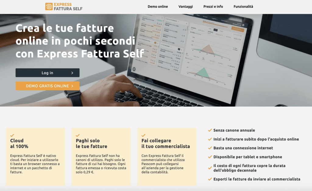 Fatturazione Elettronica: I 22+ Migliori Programmi, App e Software Del 2026 (Gratuiti e a Pagamento) 13 Express Fattura Self Programma di Fatturazione Elettronica